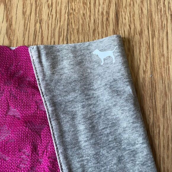 Victoria's Secret PINK Lace Panel Hipster Gray and Pink Medium - Picture 3 of 8